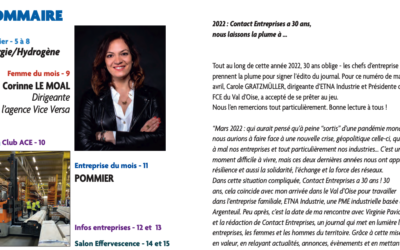 Article Magazine Contact Entreprises n° 175, Mars-Avril 2022